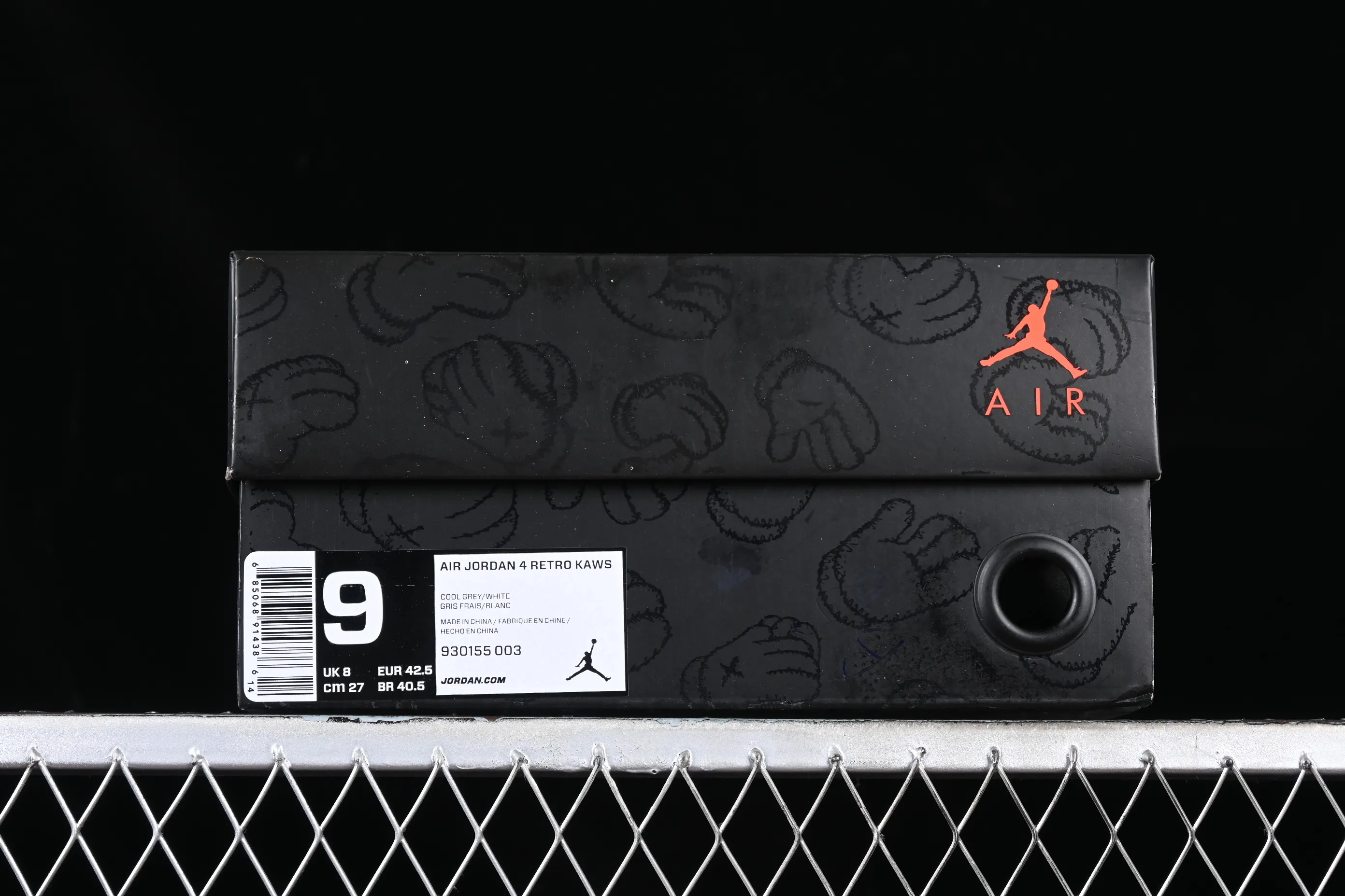 All categories Air Jordan Jordan series basketball shoes Air Jordan 4 OG version Air Jordan 4 Cool Gray AJ4 Joe 4 cool gray suede luminous bottom basketball shoes 930155-003